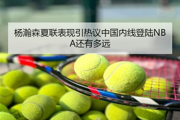 杨瀚森夏联表现引热议中国内线登陆NBA还有多远